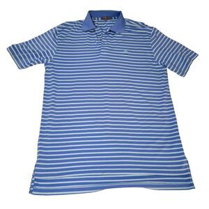 Peter Millar Polo Shirt Mens Medium Summer Comfort Multicolor Golf Staining